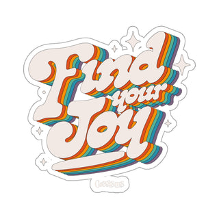 Find Your Joy Bubble Sticker