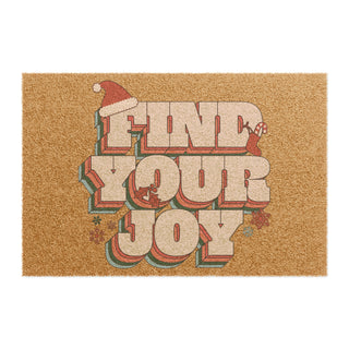 Find Your Joy Very Merry Door Mat