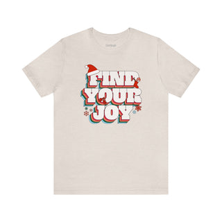 Find Your Joy Candy Cane Tee