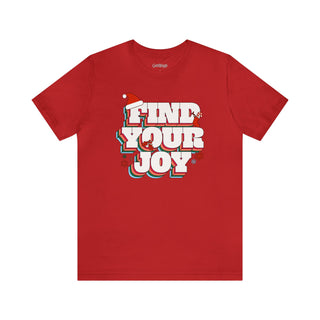 Find Your Joy Candy Cane Tee