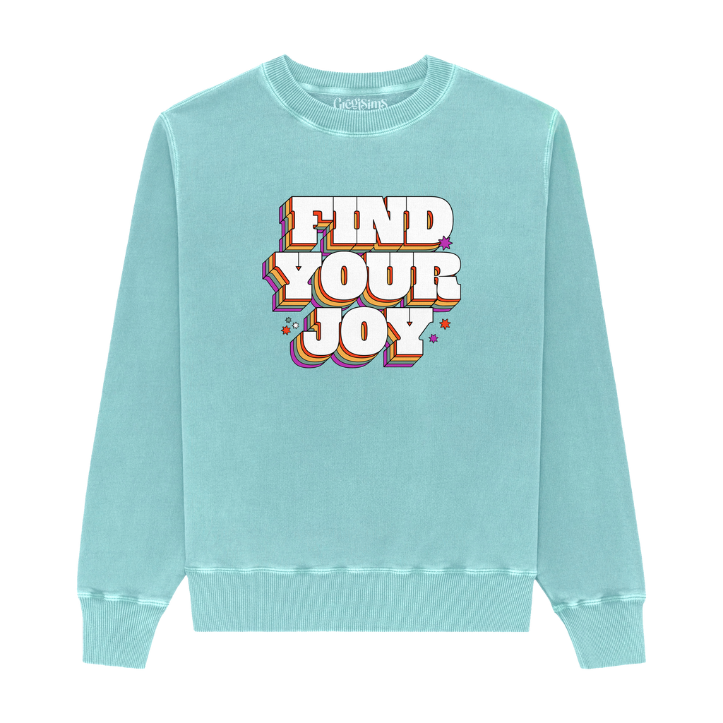 Gregisms - Find Your Joy - Mint - Sweatshirt