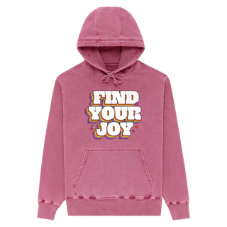 Gregisms - Find Your Joy - Raspberry - Hoodie